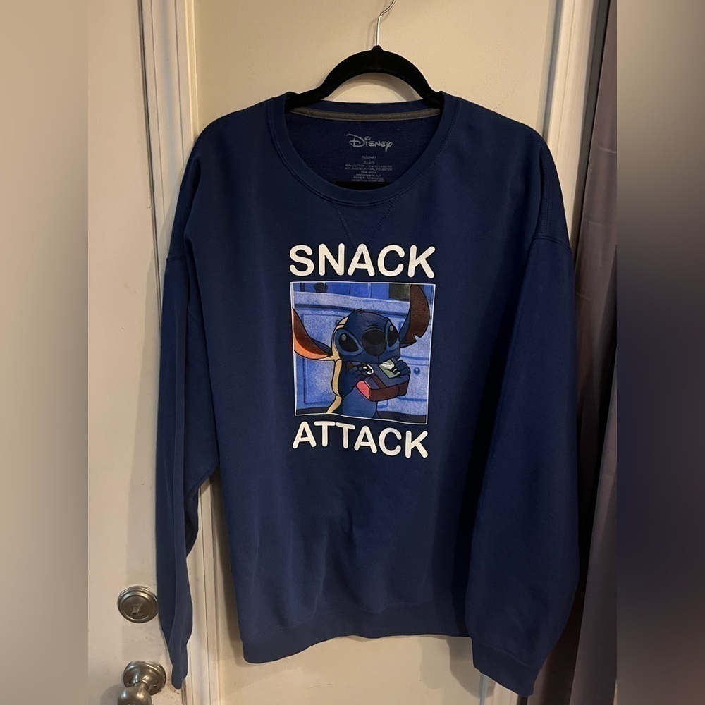 Official Disney- Stitch Snack Attack Sweatshirt